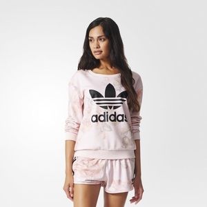 Adidas originals pastel rose sweatshirt